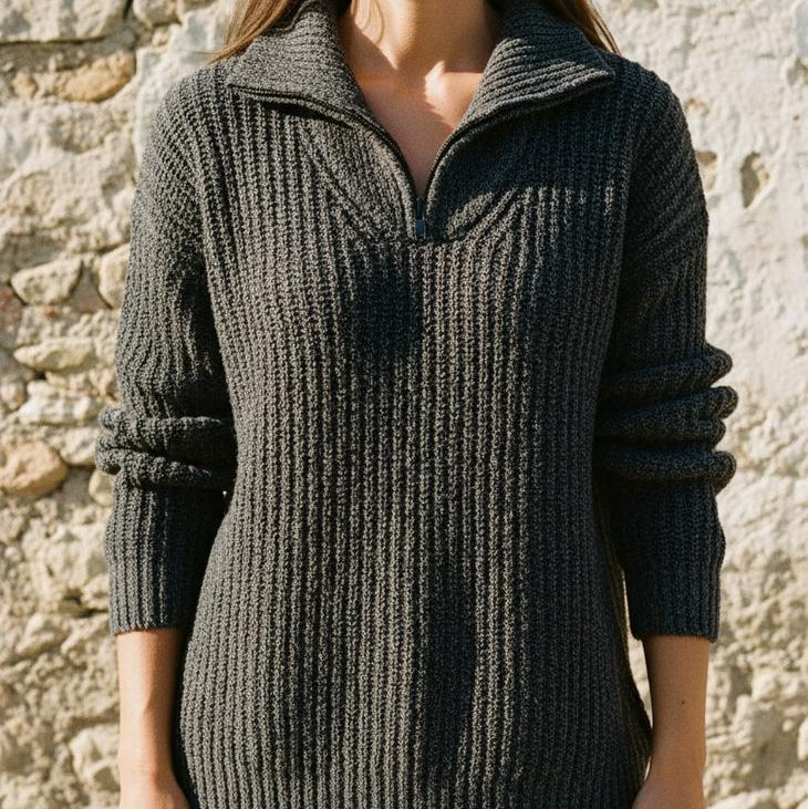 Tilan | Gerippter Strick Pullover