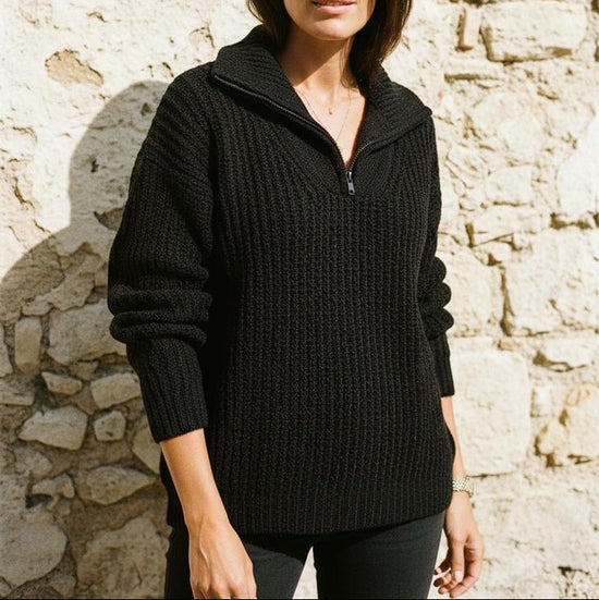 Tilan | Gerippter Strick Pullover
