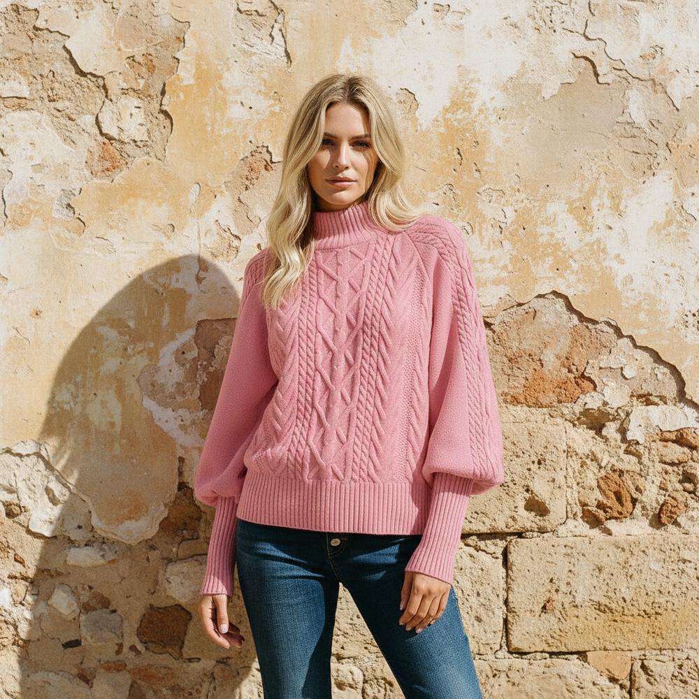 Milen | Strukturierter Weitgeschnittener Pullover