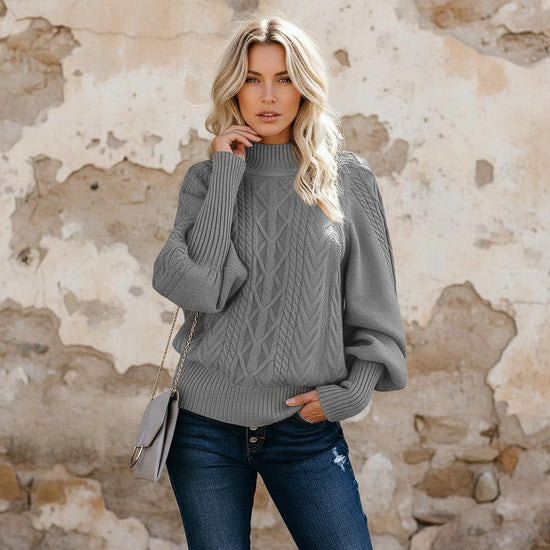 Milen | Strukturierter Weitgeschnittener Pullover