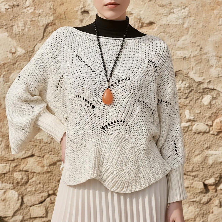 Vivel | Kastiger Ajourstrick Pullover