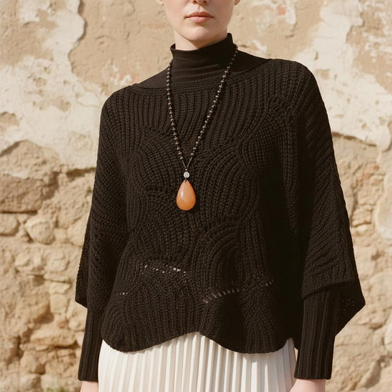 Vivel | Kastiger Ajourstrick Pullover
