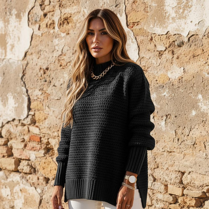 Vemin | Grobgestrickter Lockerer Pullover