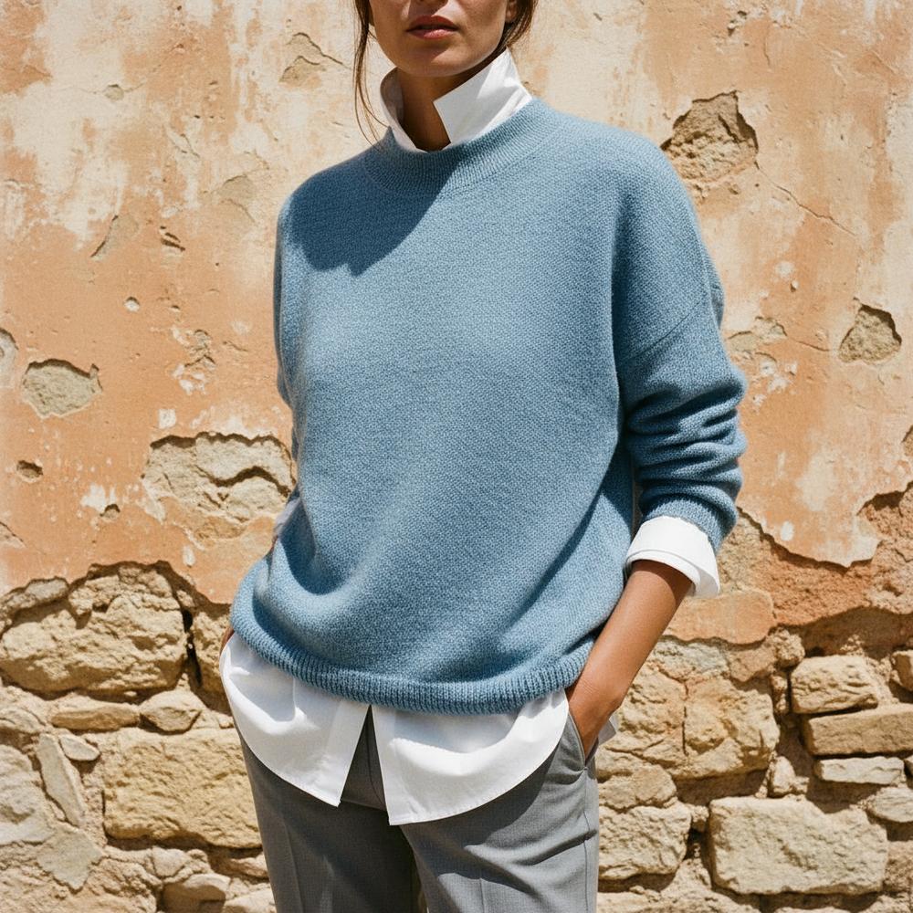 Norev | Strukturierter Rundhals Pullover