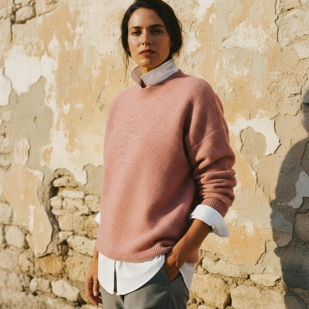 Elvar | Gestrickter Rundhals Pullover