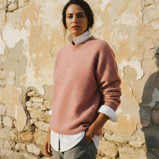 Elvar | Gestrickter Rundhals Pullover