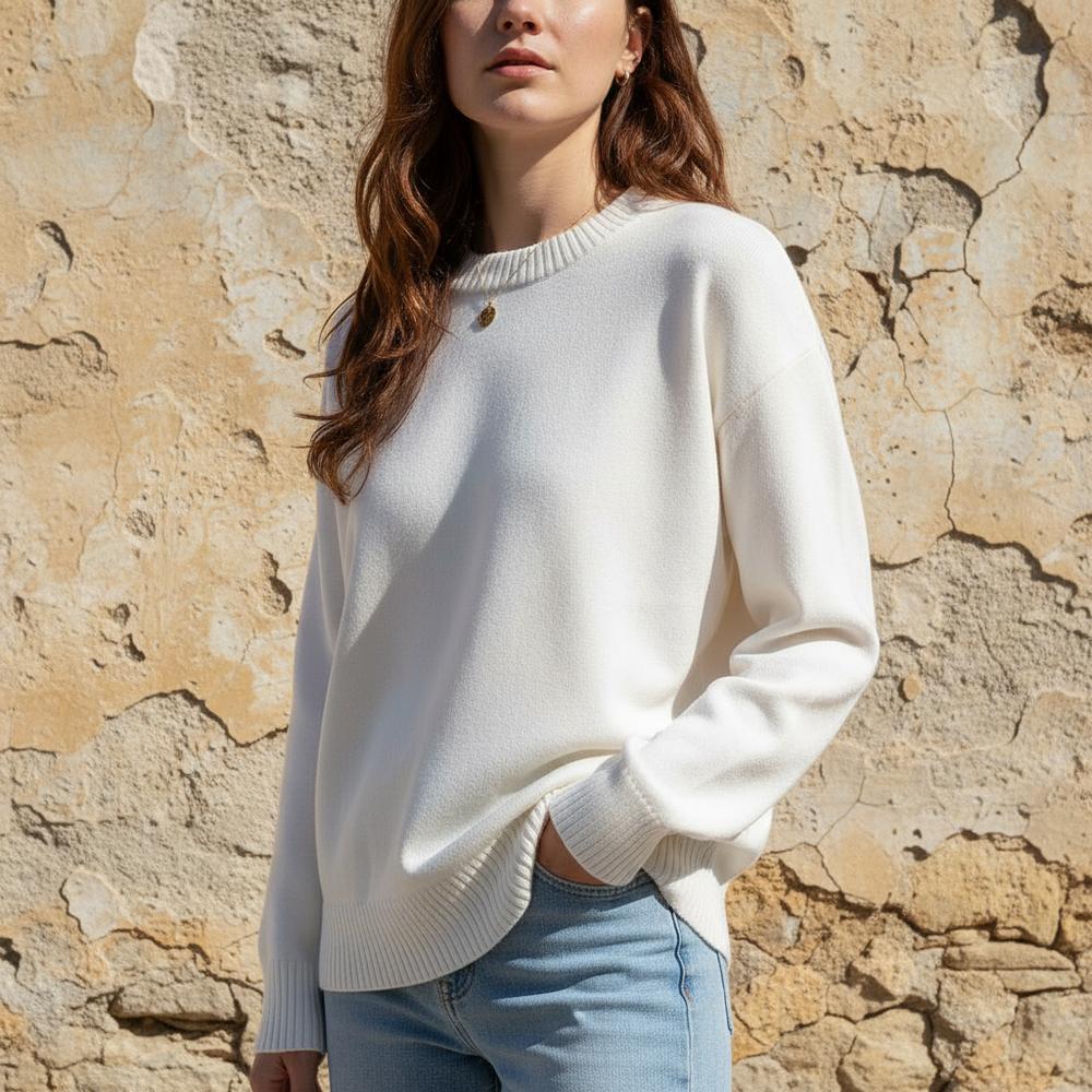 Yosol | Lockerer Langärmeliger Pullover