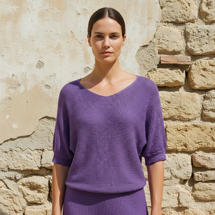 Rorel | Strukturierter Halblanger Pullover