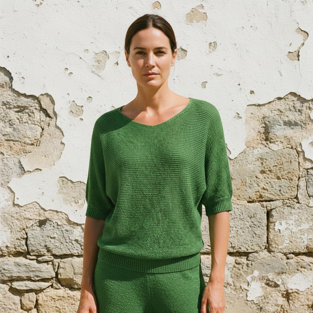 Rorel | Strukturierter Halblanger Pullover