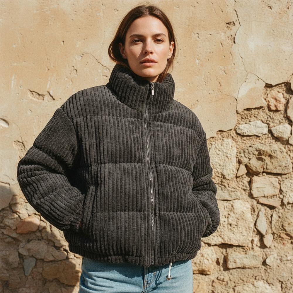 Catir | Wattierte Gerippte Jacke
