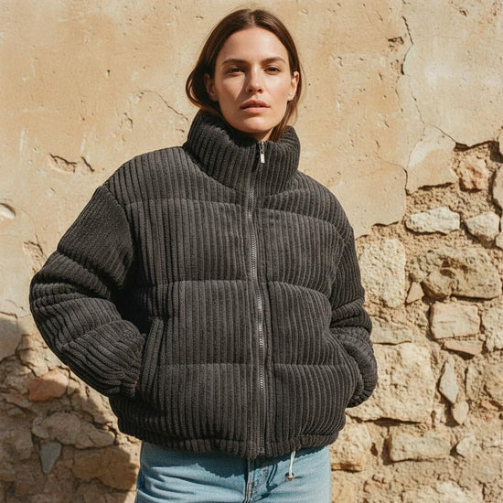 Catir | Wattierte Gerippte Jacke
