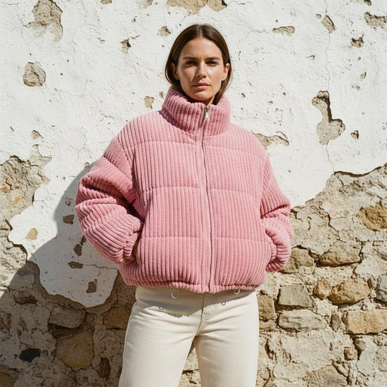Catir | Wattierte Gerippte Jacke