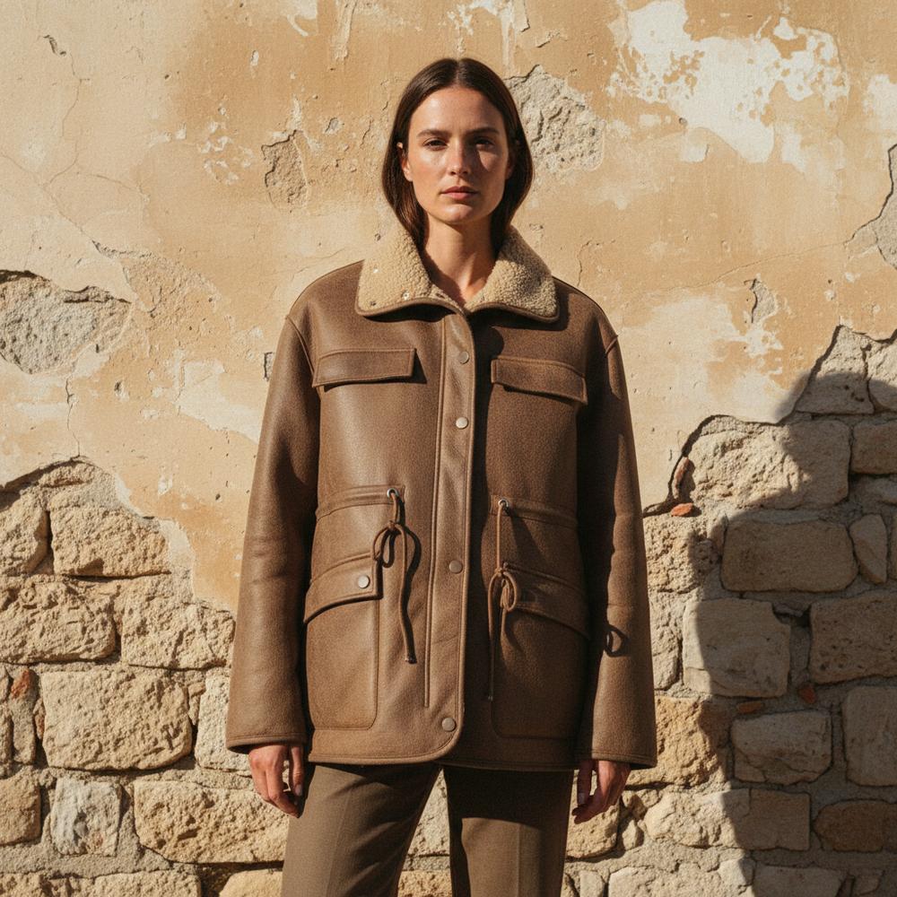 Taram | Gefütterte Hochgeschlossene Jacke