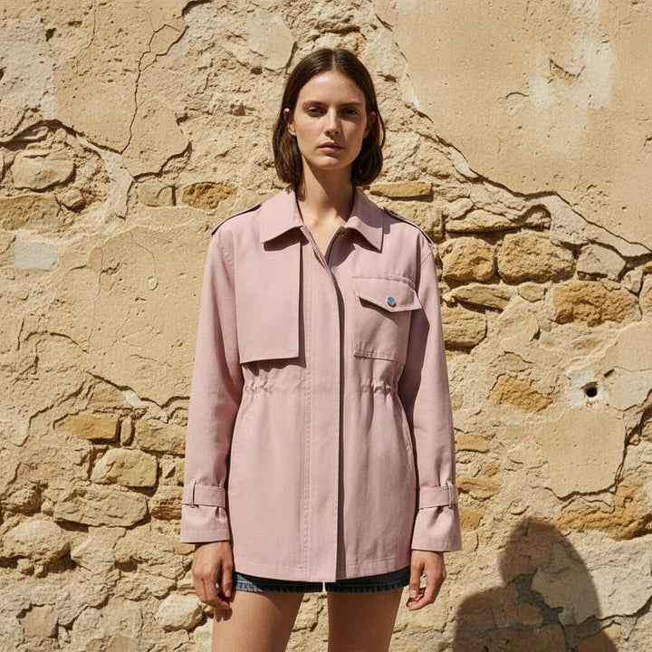 Ninal | Taillierte Gewebte Jacke