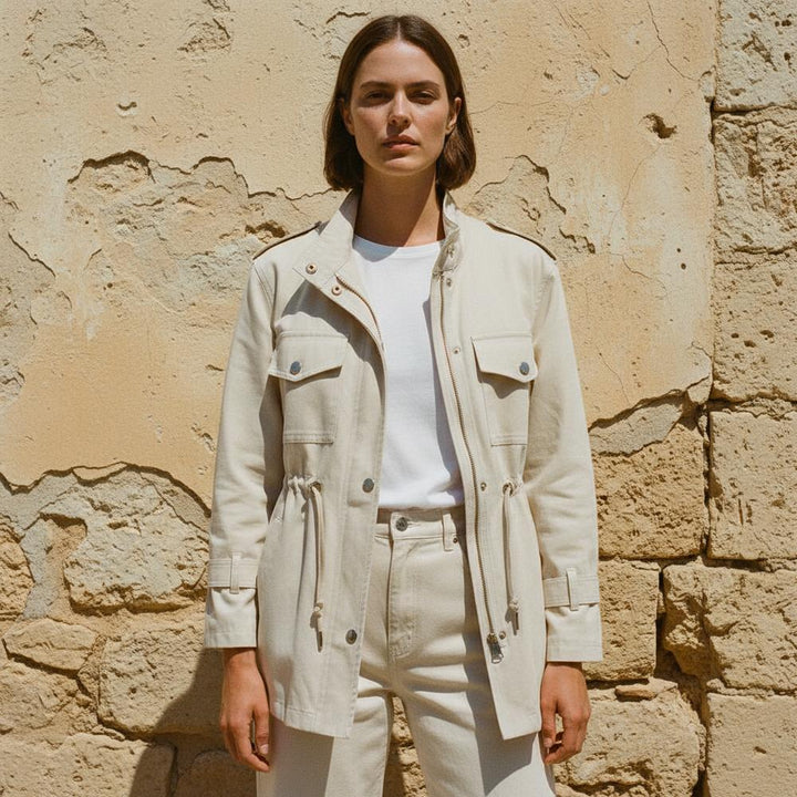 Ninal | Taillierte Gewebte Jacke