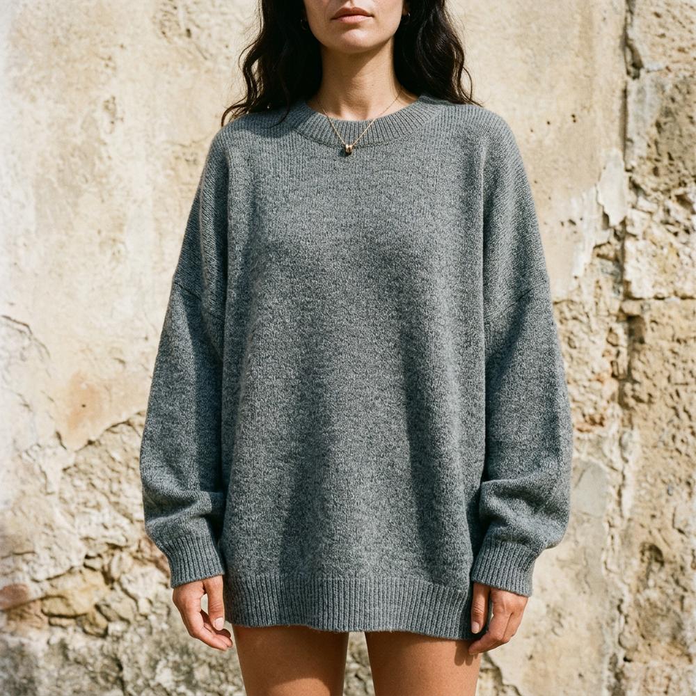 Laran | Lockerer Melierter Pullover