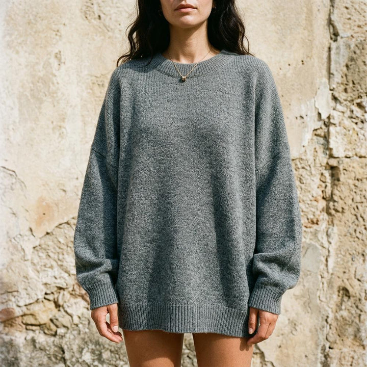 Laran | Lockerer Melierter Pullover