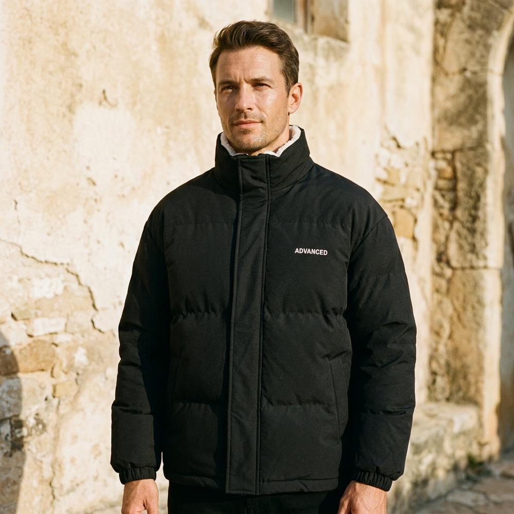 Seran | Wattierte Hochgeschlossene Jacke