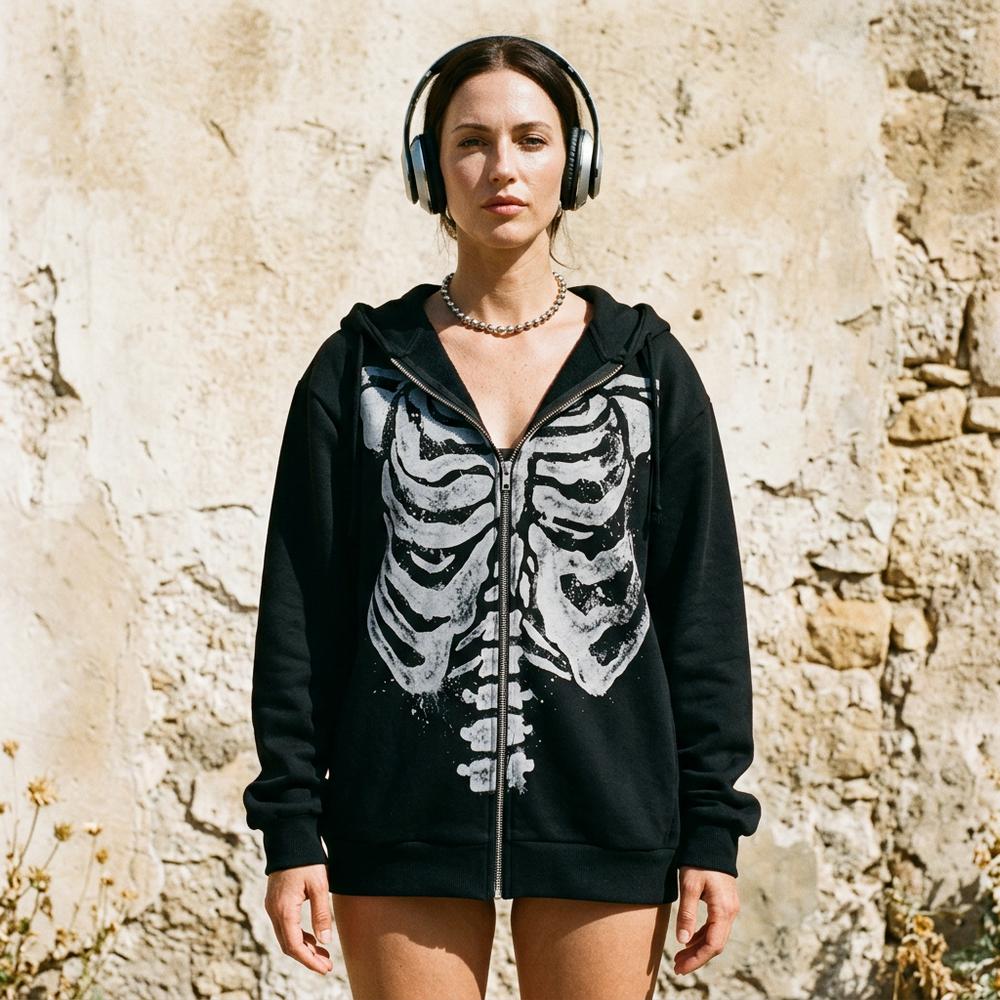 Lylen | Bedruckter Langärmliger Hoodie