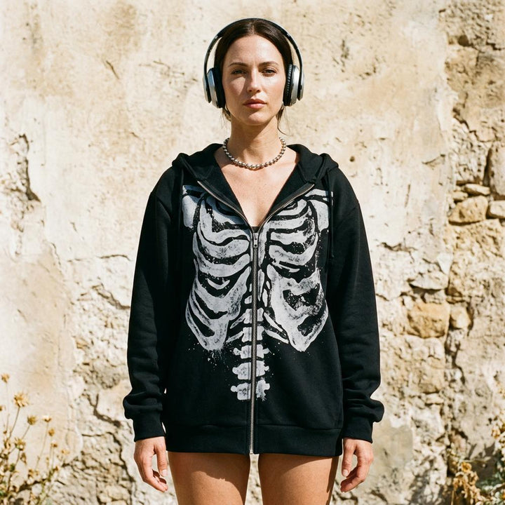 Lylen | Bedruckter Langärmliger Hoodie