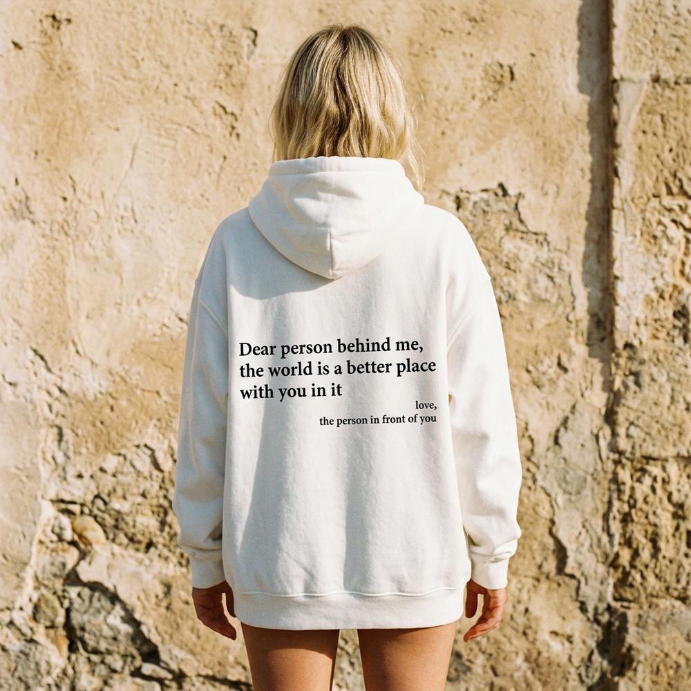Viral | Langärmliger Bedruckter Hoodie