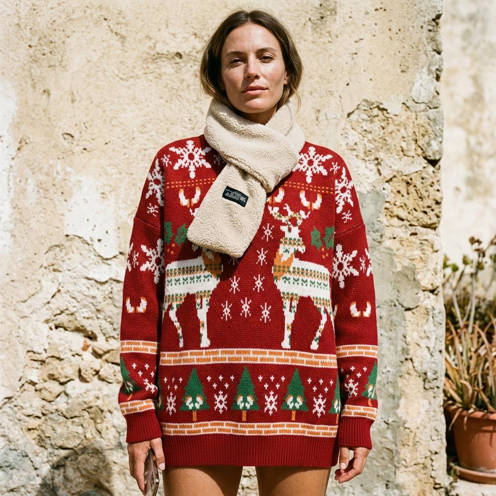 Lalor | Gemusterter Gestrickter Pullover