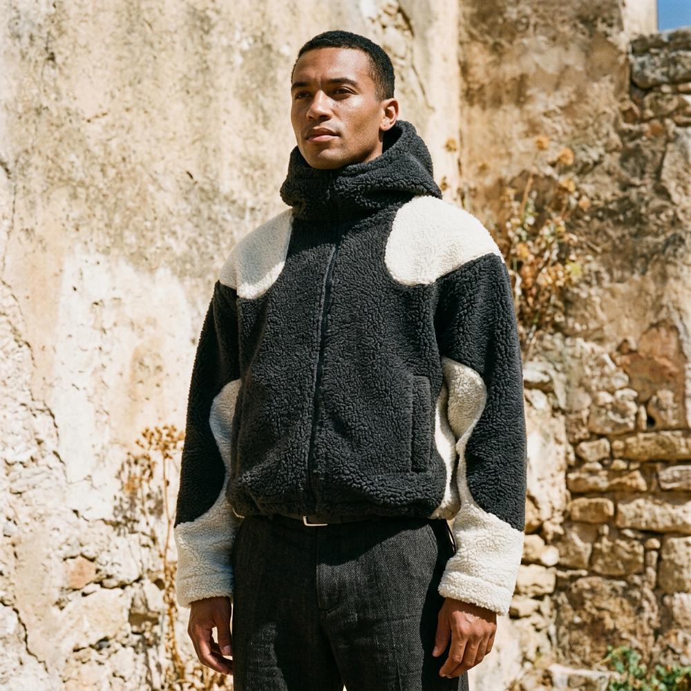 Corev | Strukturierte Fleece Jacke