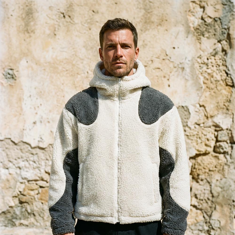 Corev | Strukturierte Fleece Jacke