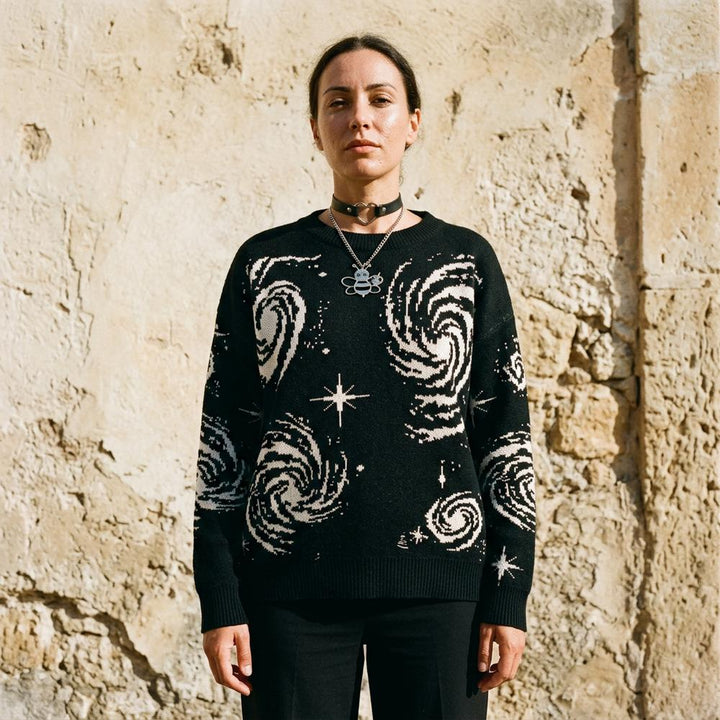 Vavar | Gemusterter Grobstrick Pullover