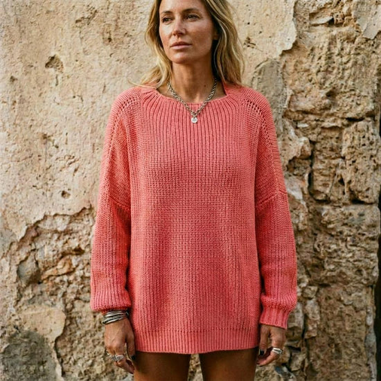 Camon | Weit Geschnittener Strick Pullover