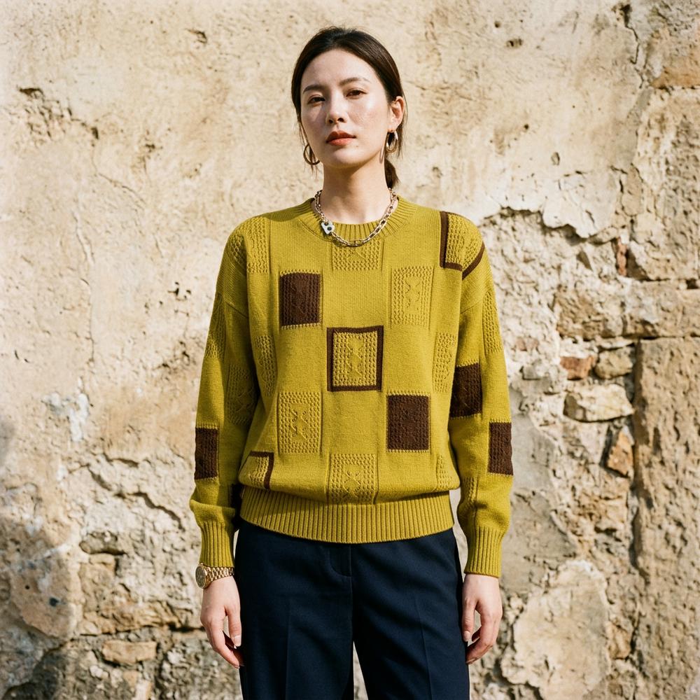 Raral | Applizierter Strukturierter Pullover