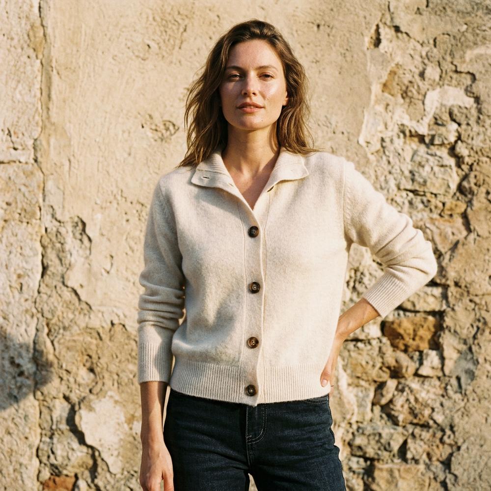 Nonor | Geknöpfter Strick Cardigan