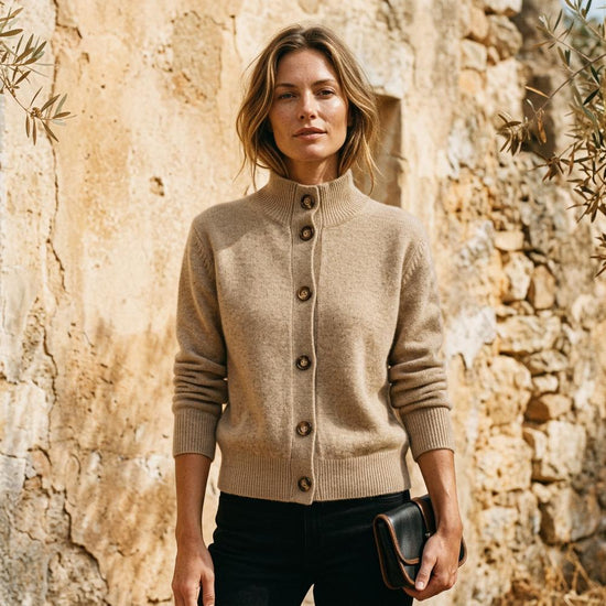 Nonor | Geknöpfter Strick Cardigan