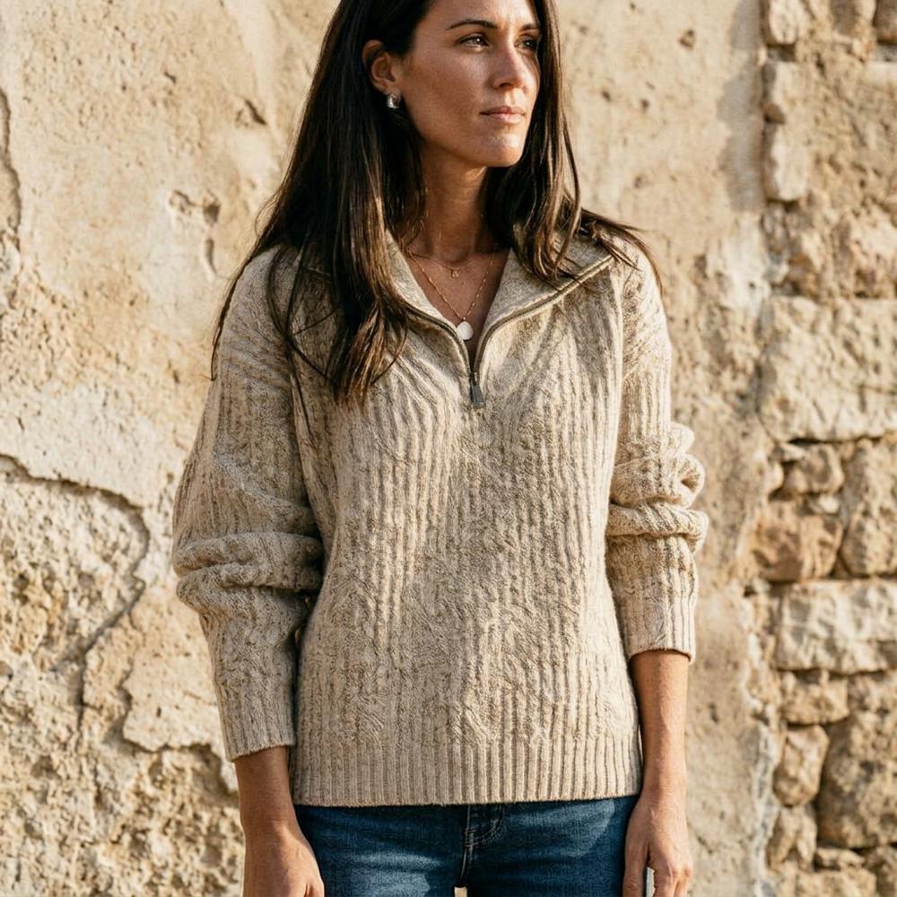 Damar | Strukturiert Strick Pullover