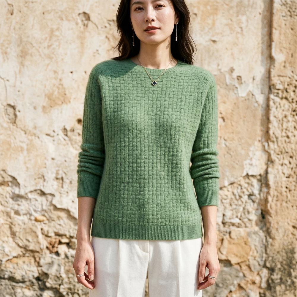 Rilan | Strukturierter Langärmliger Pullover