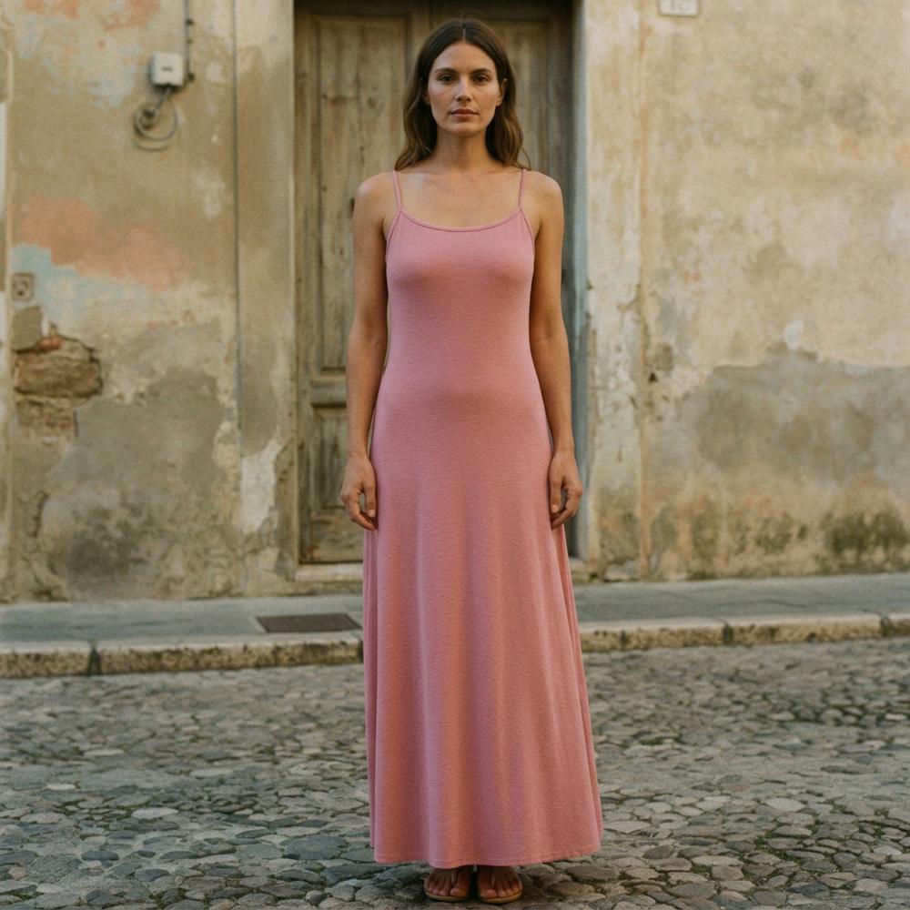 Lysen | Bodenlanges Tailliertes Kleid