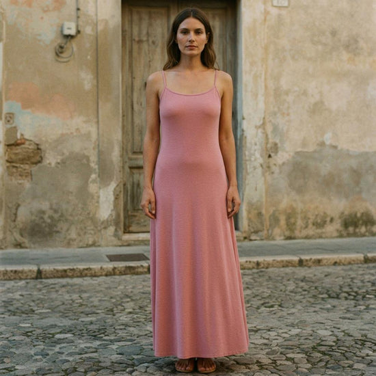 Lysen | Bodenlanges Tailliertes Kleid