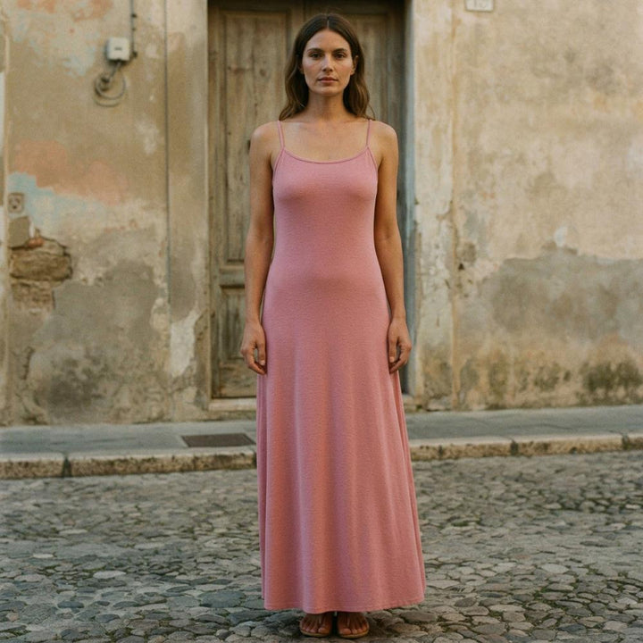 Lysen | Bodenlanges Tailliertes Kleid