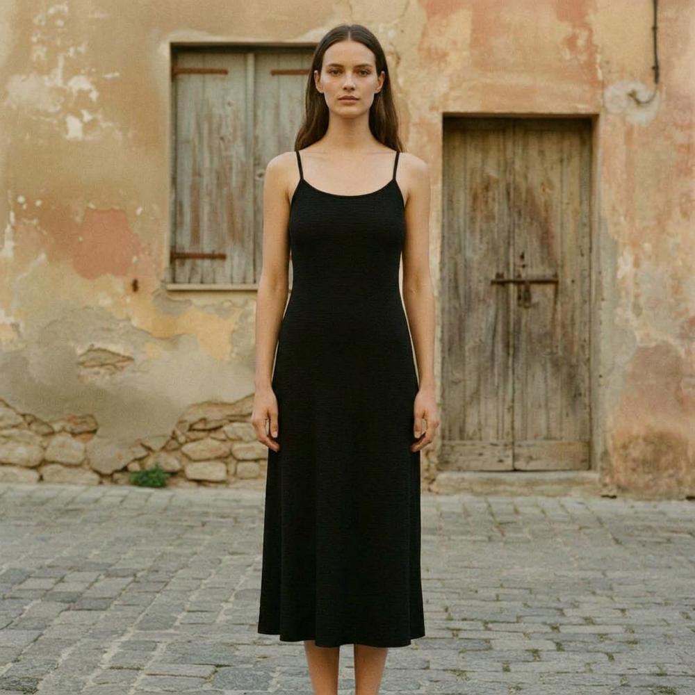 Lysen | Bodenlanges Tailliertes Kleid