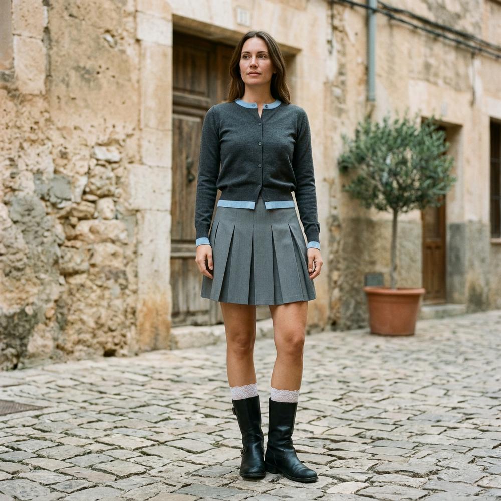 Misil | Geknöpfter Strick Cardigan