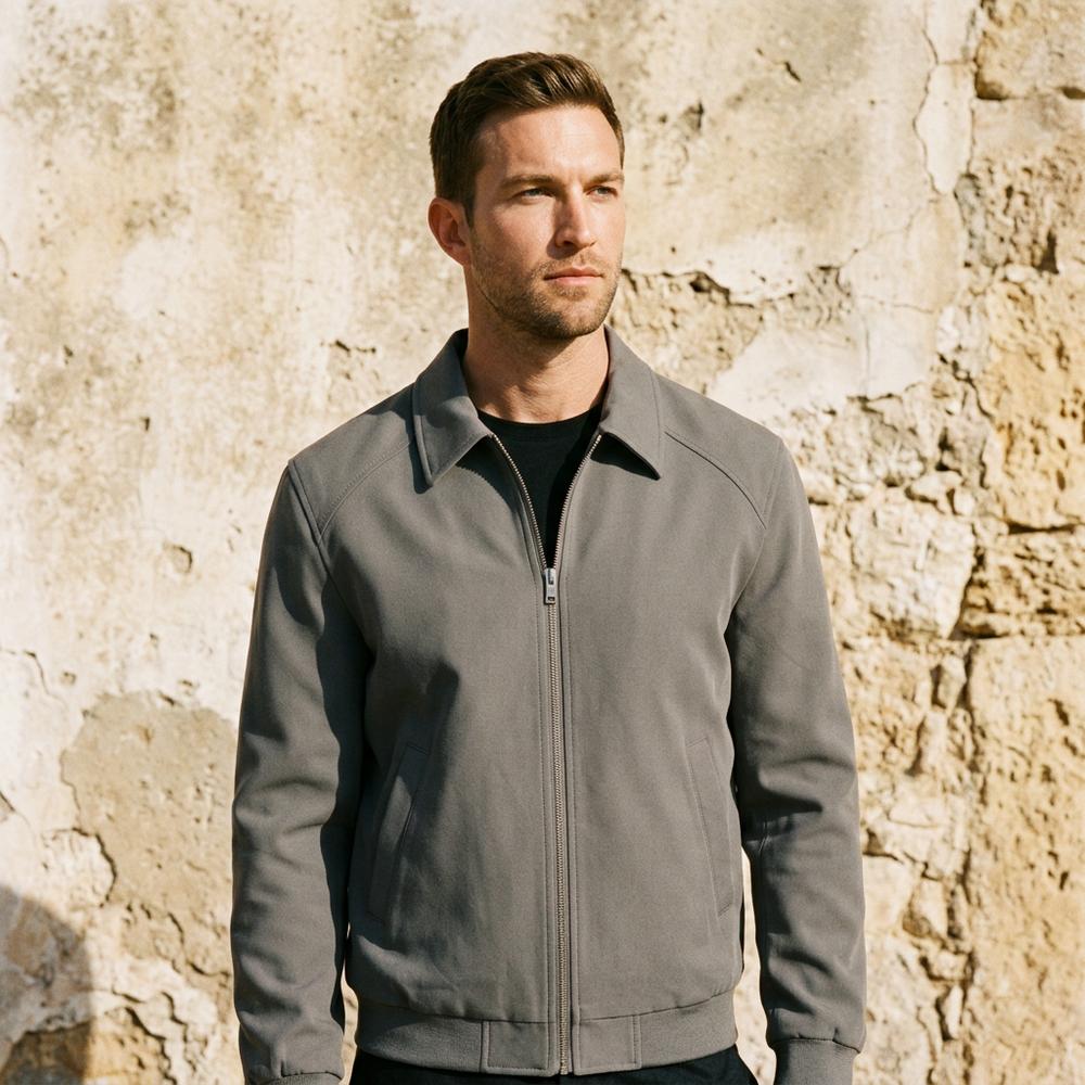 Vesel | Gekragte Gezipte Jacke