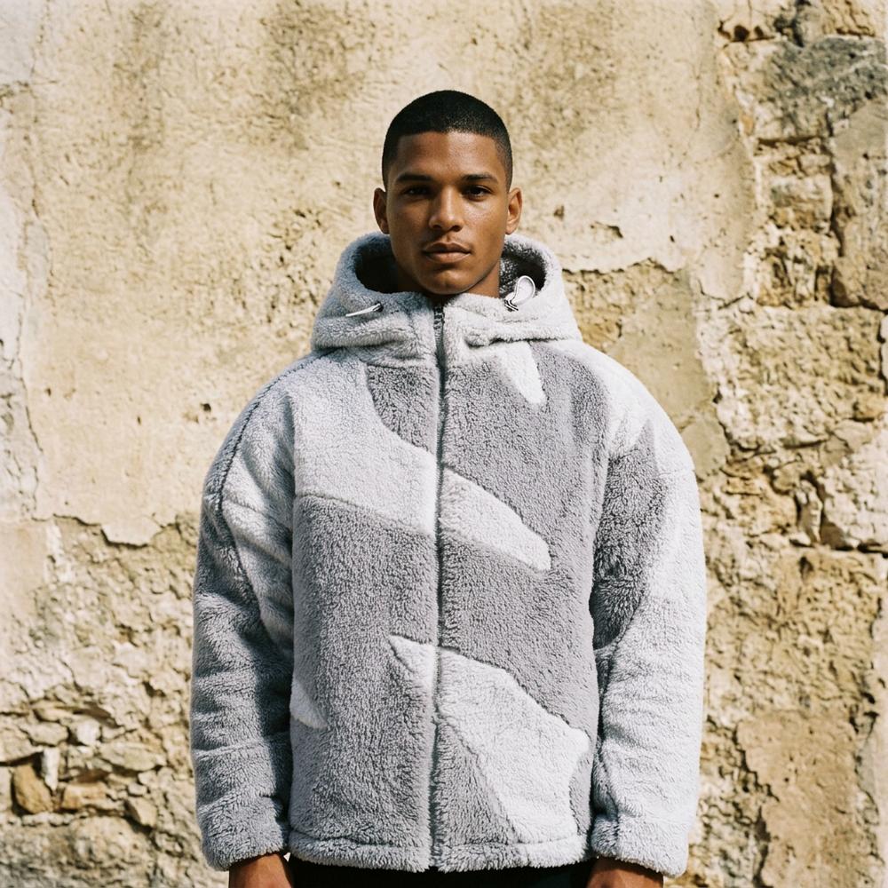 Lyrev | Voluminöse Plüschige Jacke