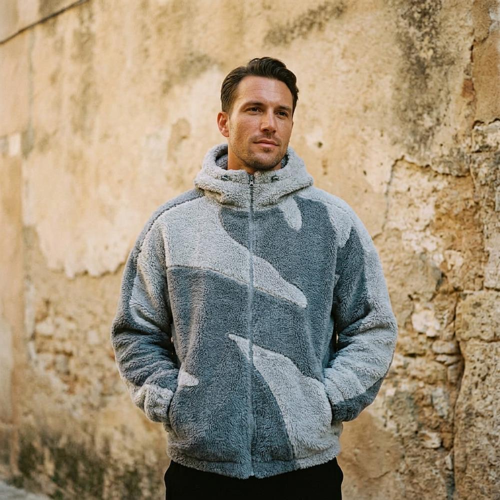 Lyrev | Voluminöse Plüschige Jacke