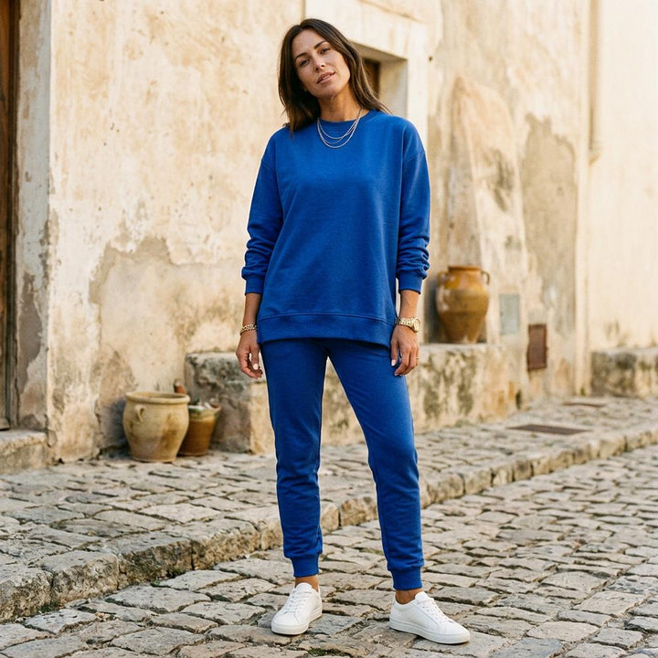 Daser | Langärmliges Seitlich Geschlitztes Sweatshirt