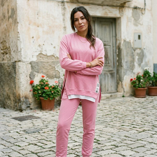 Daser | Langärmliges Seitlich Geschlitztes Sweatshirt