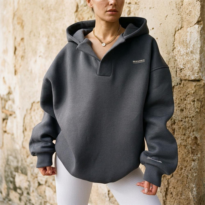 Almin | Oversized Formstabiler Hoodie