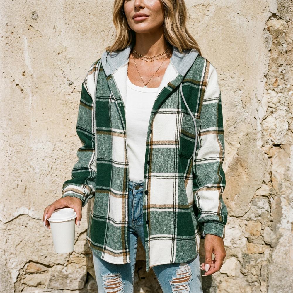 Rolar | Gefütterte Karierte Jacke