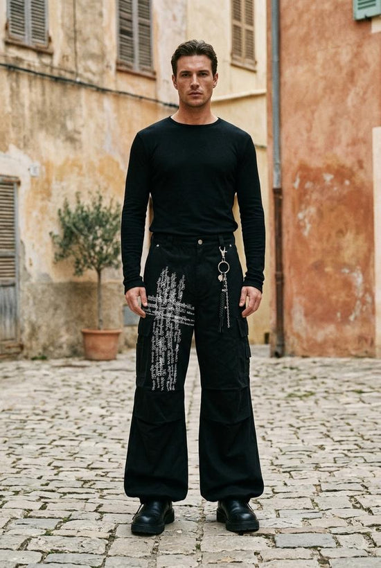 Macys Wear - Verev | Weit Geschnittene Bedruckte Hose Unisex