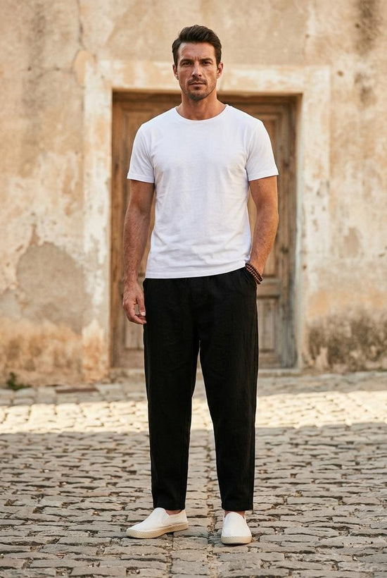 Macys Wear - Varam | Strukturierte Lockere Hose Herren