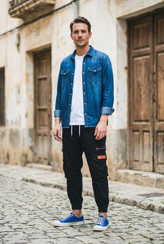 Macys Wear - Saran | Aufgesetzt Konisch Hose Herren